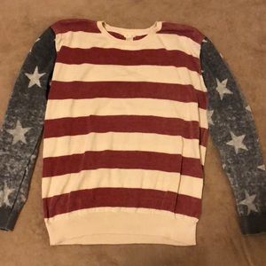 3 for $15!!! American Flag Crewneck